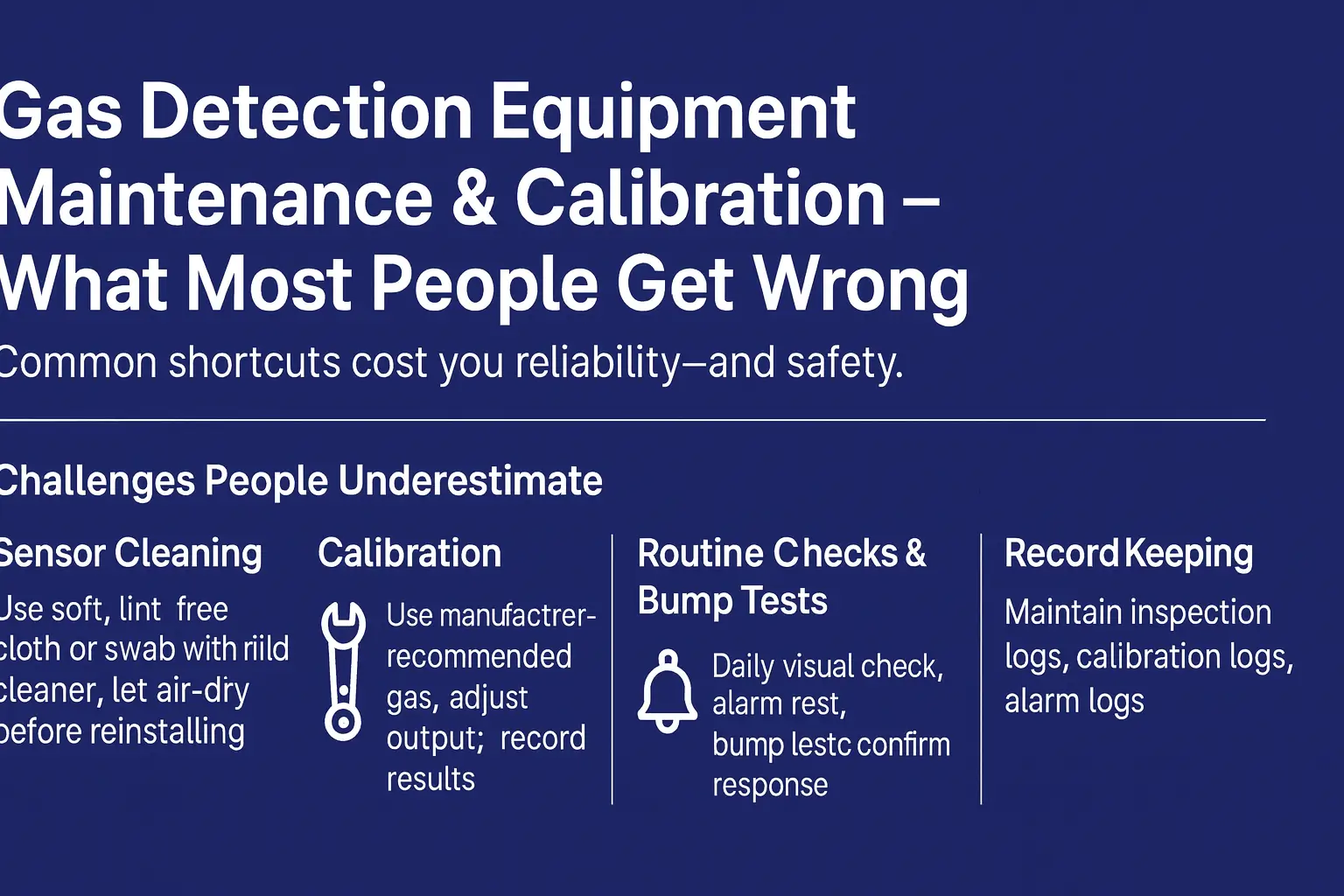 Best Practices for Maintaining and Calibrating Gas Detection Equipment (That Most People Get Wrong)
