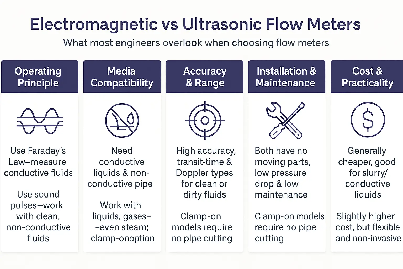 Electromagnetic vs. Ultrasonic Flow Meters What Most Engineers Overlook When Choosing Flow Meters